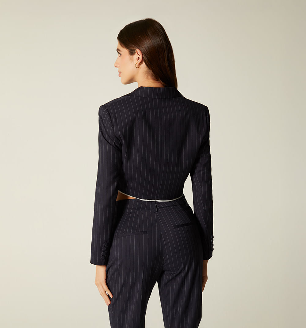CHAQUETA BLAZER CROP