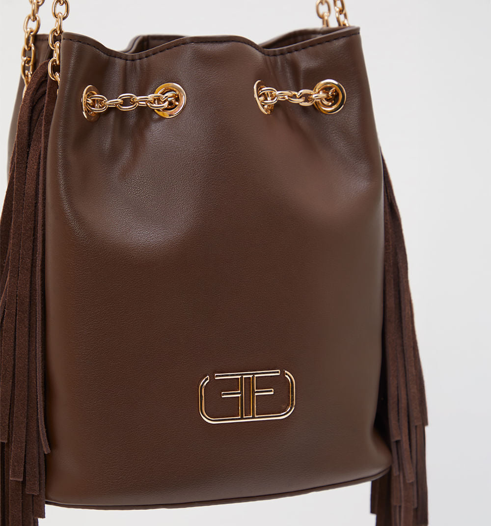 BOLSO DE HOMBRO CON FLECOS / ACCESORIO