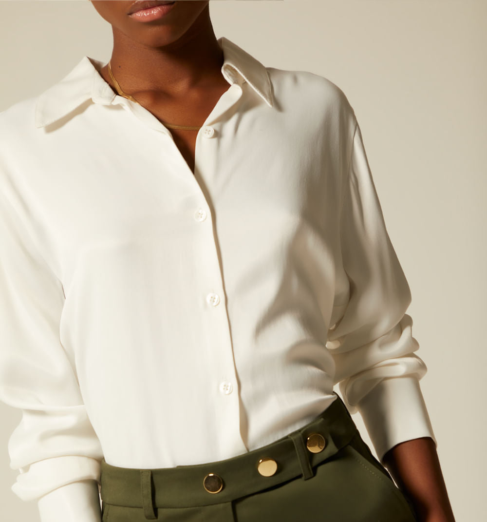 BLUSA CAMISERA MANGA LARGA