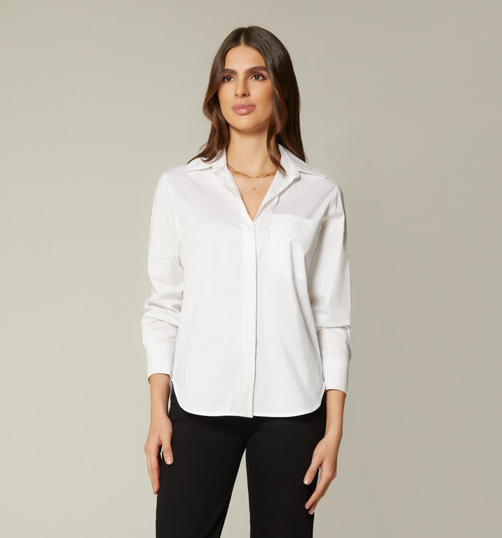 BLUSA CAMISERA MANFA LARGA OVER SIZE