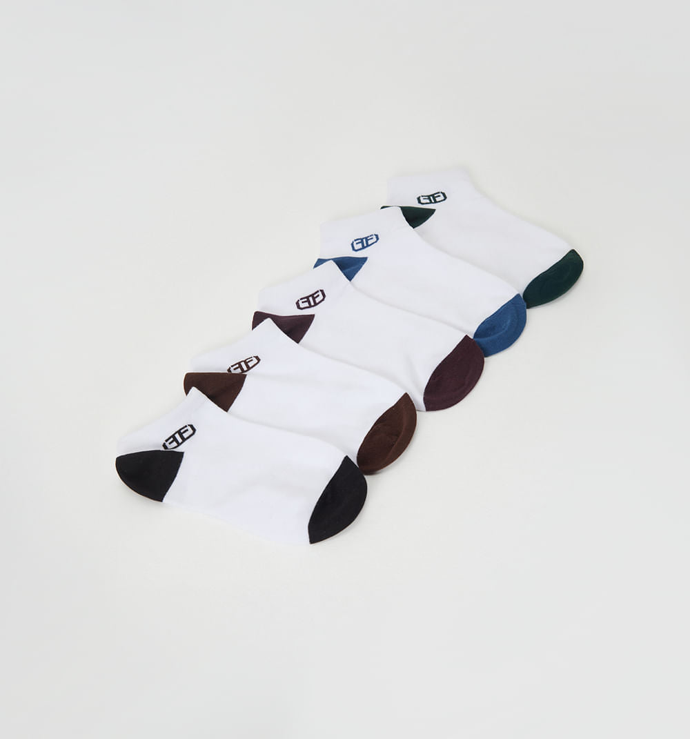 ACCESORIO MEDIAS PUNTERAS Y TALÓN COLOR SET X5