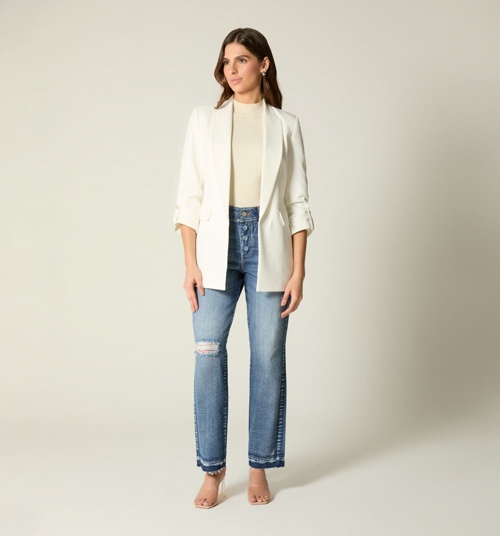 CHAQUETA BLAZER MANGA LARGA SILUETA OVER SIZE