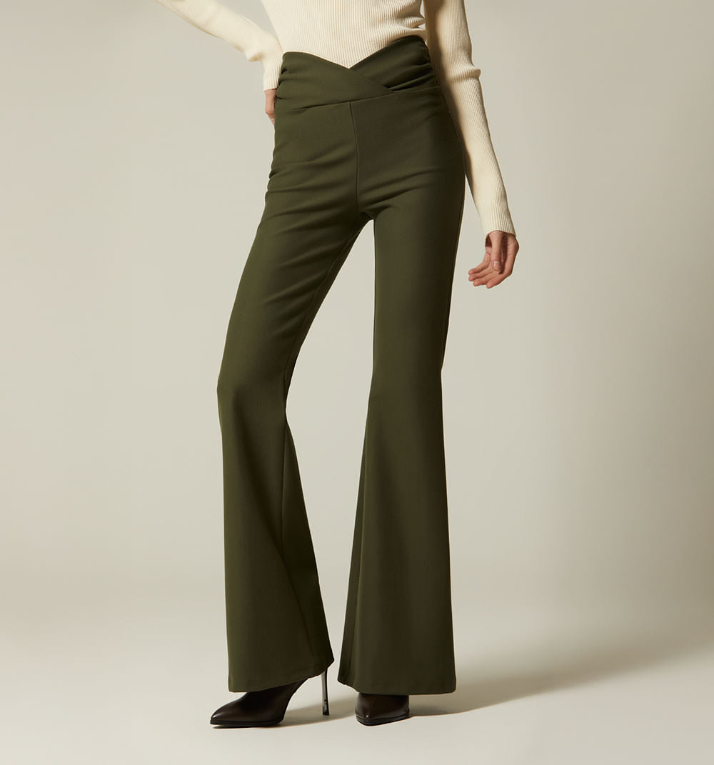 PANTALÓN LEGGING TIRO ALTO PRETINA CRUZADA