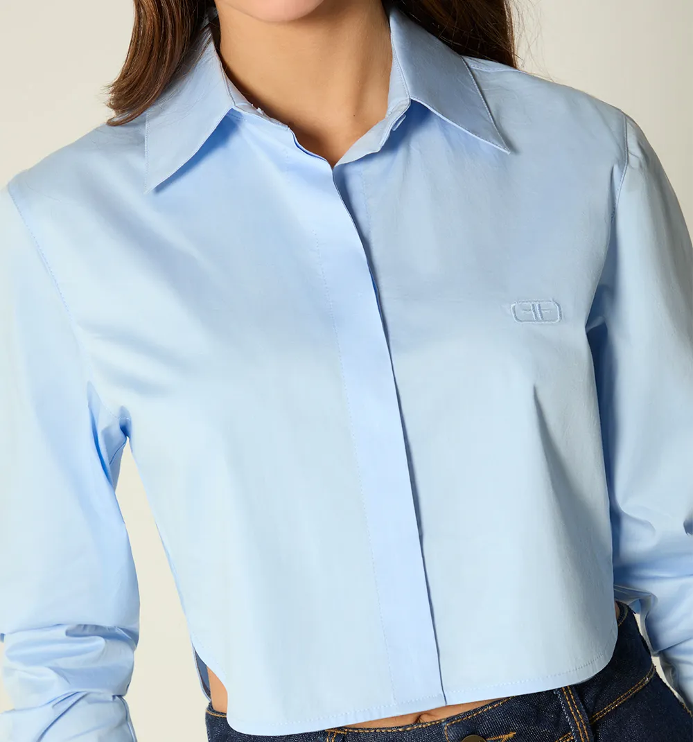 BLUSA CAMISERA MANGA LARGA