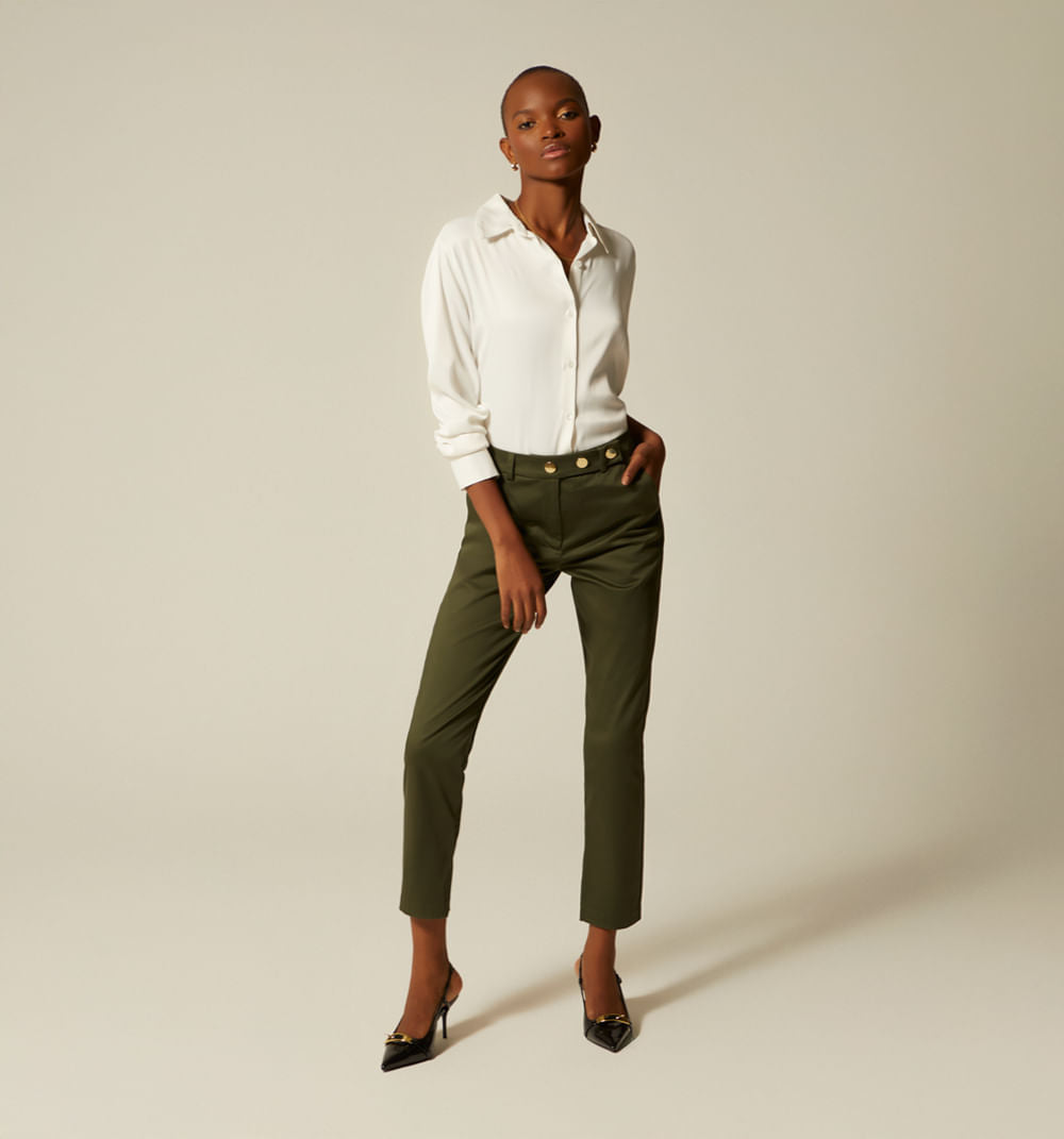 BLUSA CAMISERA MANGA LARGA